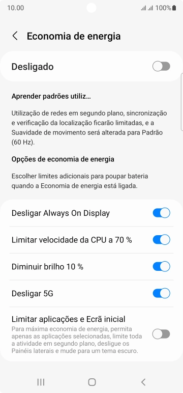 Prima os indicadores  junto das definições pretendidas.