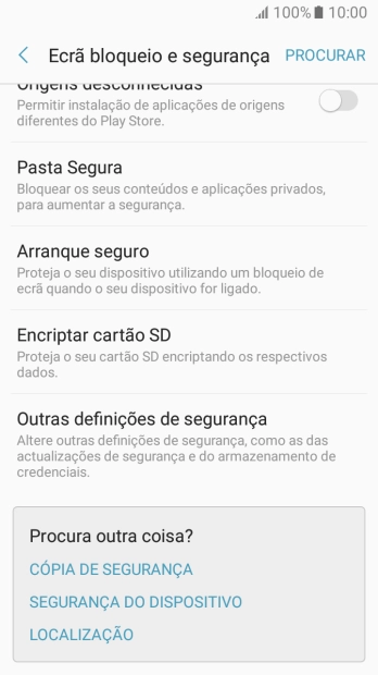 Prima Outras definições de segurança.