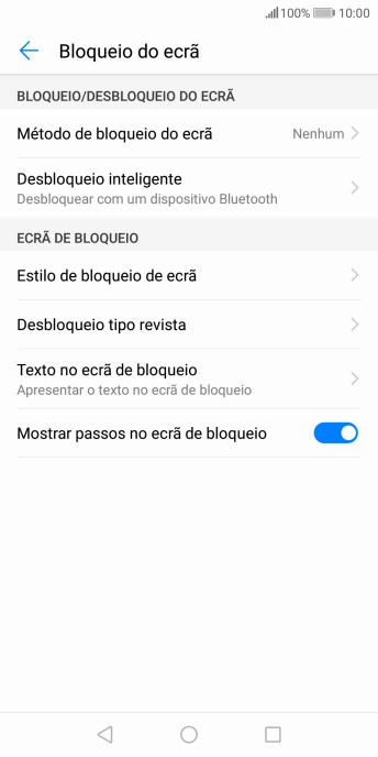 Prima a tecla de início para terminar e voltar ao ecrã inicial.