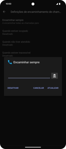Prima DESATIVAR.