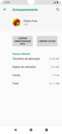 Prima LIMPAR CACHE.