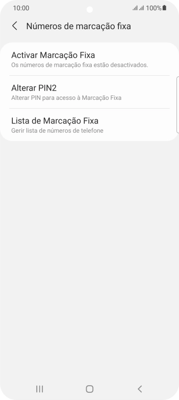 Prima Activar Marcação Fixa.