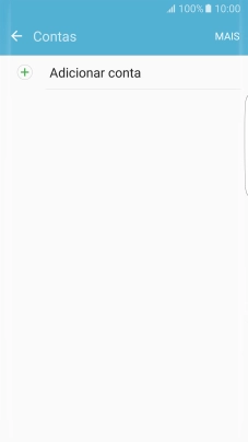 Prima Adicionar conta.