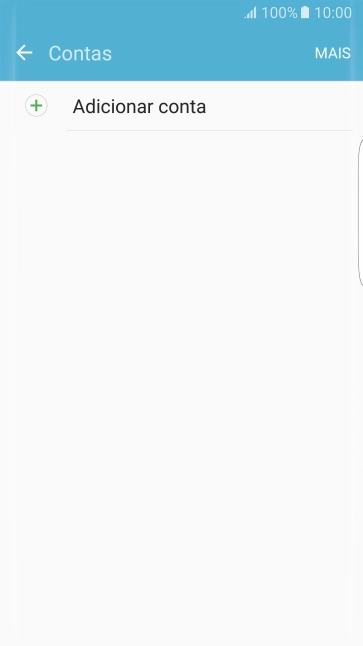 Prima Adicionar conta.