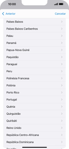 Prima o país pretendido.