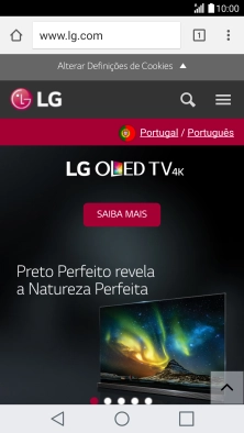 Prima a barra de endereço.