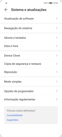 Prima Data e hora.