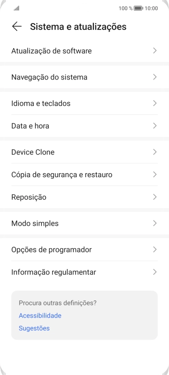 Prima Data e hora.