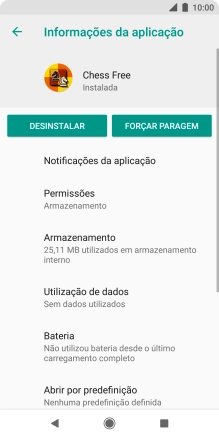 Prima Notificações da aplicação.