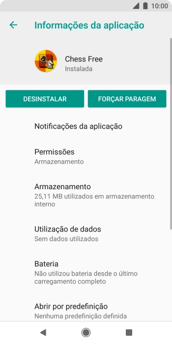Prima Notificações da aplicação.