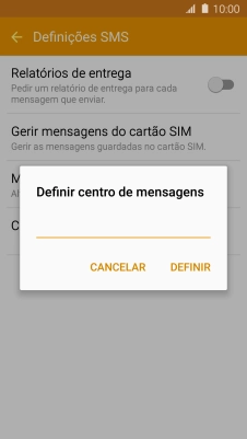 Introduza +351911616161 e prima DEFINIR.