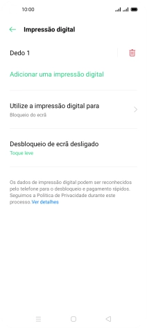 Prima a tecla de retrocesso.