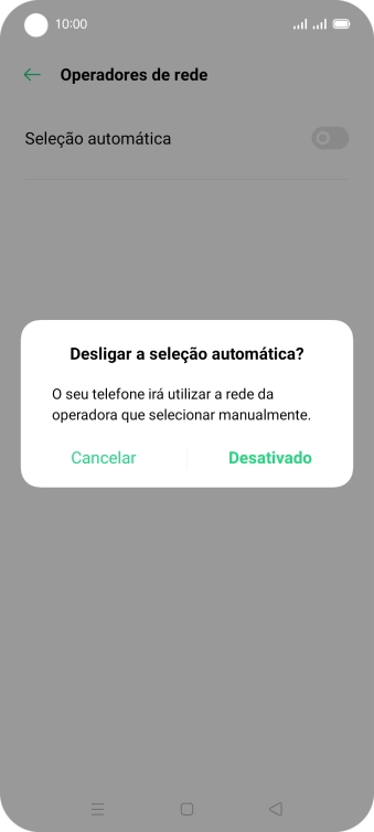 Prima Desativado.