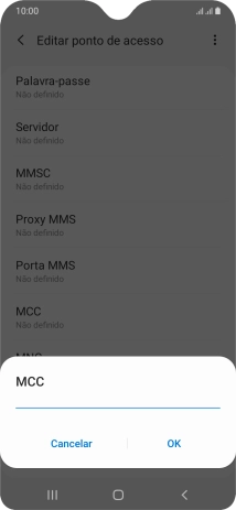 Introduza 268 e prima OK.