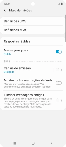 Prima Definições SMS.