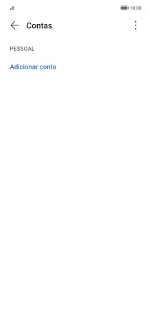 Prima Adicionar conta.