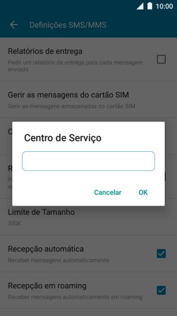 Introduza +351911616161 e prima OK.