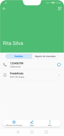 Prima a tecla de início para terminar e voltar ao ecrã inicial.