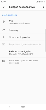 Prima a tecla de início para terminar e voltar ao ecrã inicial.
