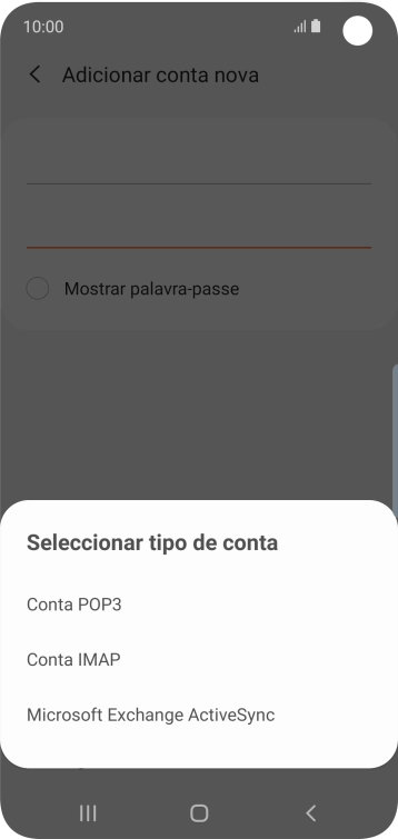 Prima Conta IMAP.