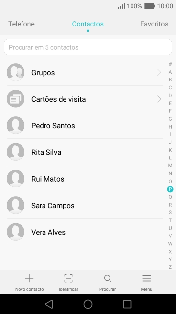 Prima Novo contacto.