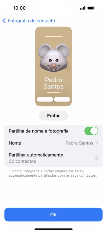 Prima o indicador junto a 