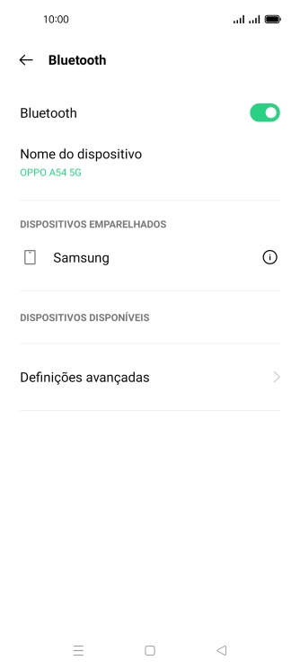 Prima a tecla de início para terminar e voltar ao ecrã inicial.