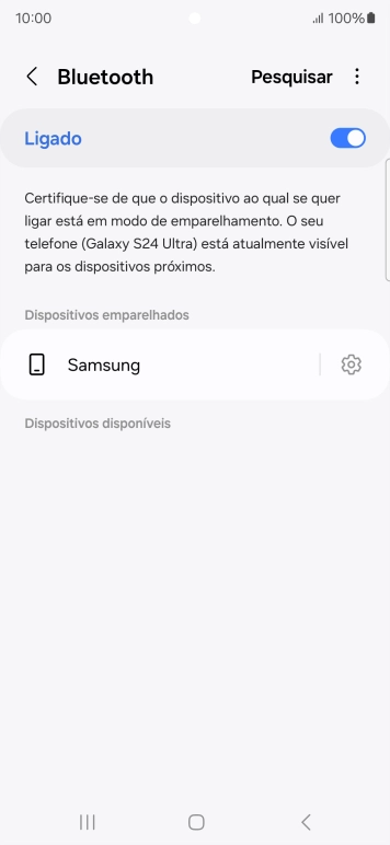 Prima a tecla de início para terminar e voltar ao ecrã inicial.