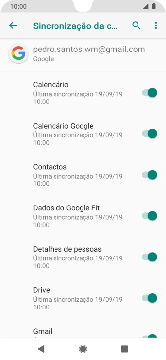 Prima a tecla de início para terminar e voltar ao ecrã inicial.