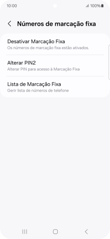 Prima Desativar Marcação Fixa.