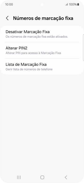 Prima Desativar Marcação Fixa.