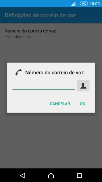 Introduza 123 e prima OK.