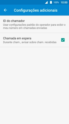 Prima ID do chamador.