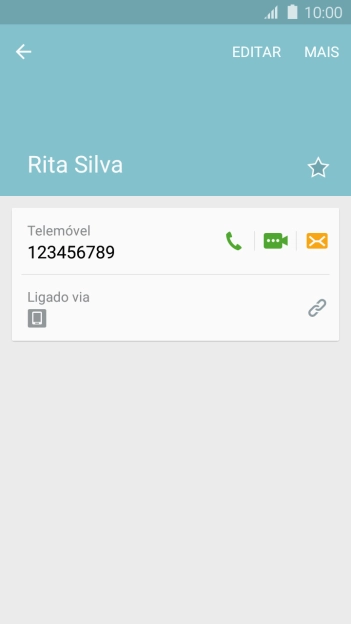 Prima a tecla de início para terminar e voltar ao ecrã inicial.