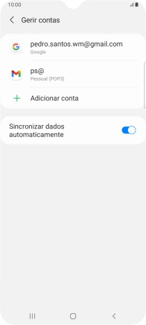 Prima a tecla de início para terminar e voltar ao ecrã inicial.