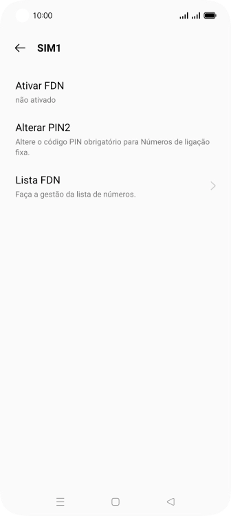 Prima Ativar FDN.