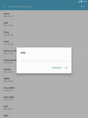 Introduza net2.vodafone.pt e prima OK.