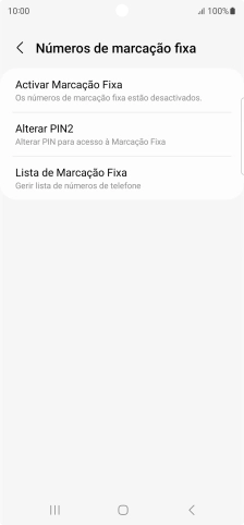 Prima Activar Marcação Fixa.
