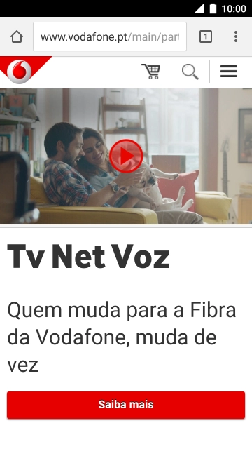 Prima a barra de endereço.