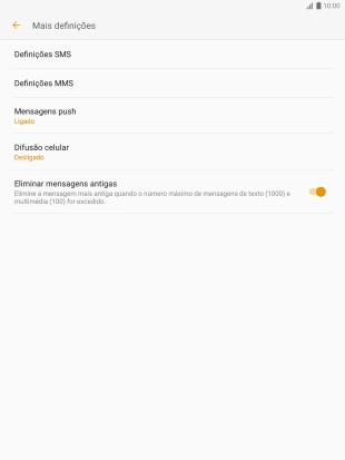 Prima Definições SMS.