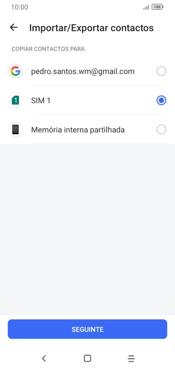 Prima SEGUINTE.