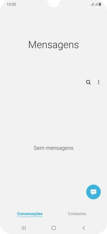Prima o ícone de nova mensagem.