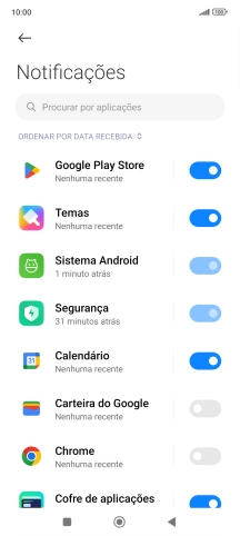 Prima a app pretendida.