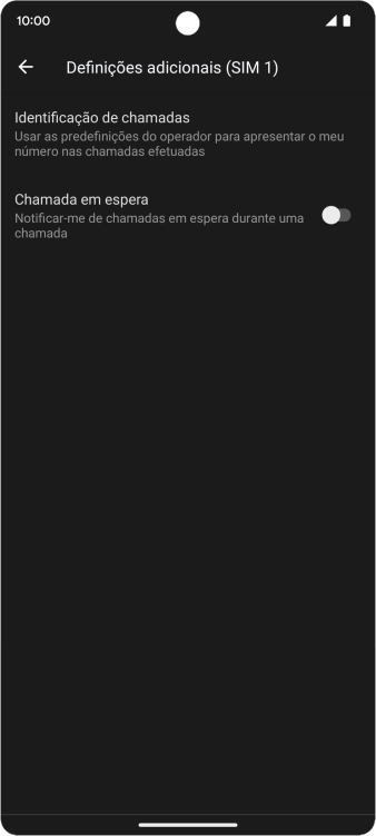 Prima Identificação de chamadas.