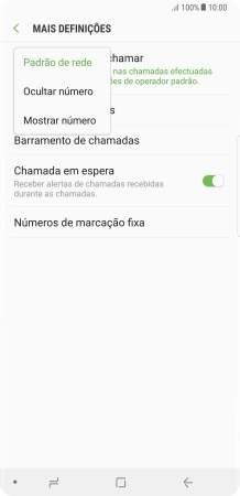 Prima Mostrar número para ativar a visualização do seu número.