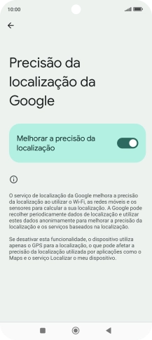 Se premir o indicador junto a 