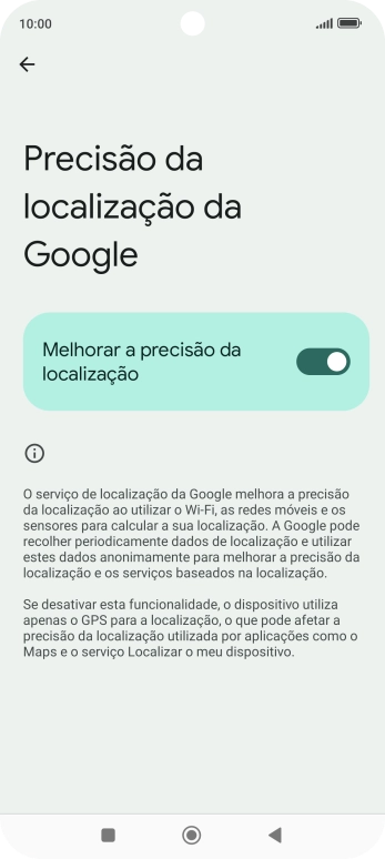 Se premir o indicador junto a 