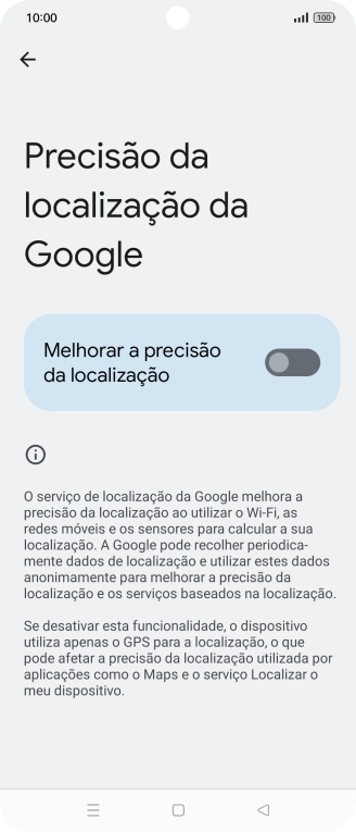 Se premir o indicador junto a 
