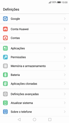 Prima Sobre o telefone.