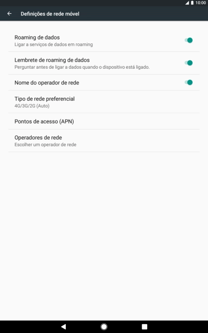 Prima a tecla de início para terminar e voltar ao ecrã inicial.